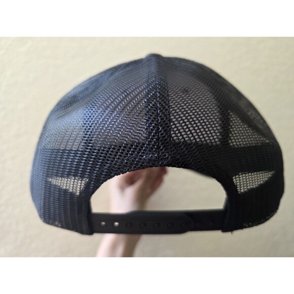 Shimano Hat Men Gray Black Snapback Mesh Trucker Cycling Fish Cap Yupoong NWOT - Picture 4 of 7